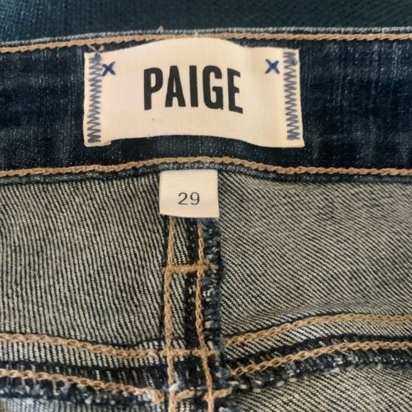 Paige Kylie Crop Evelyn Destructed Jeans - Picture 10 of 12